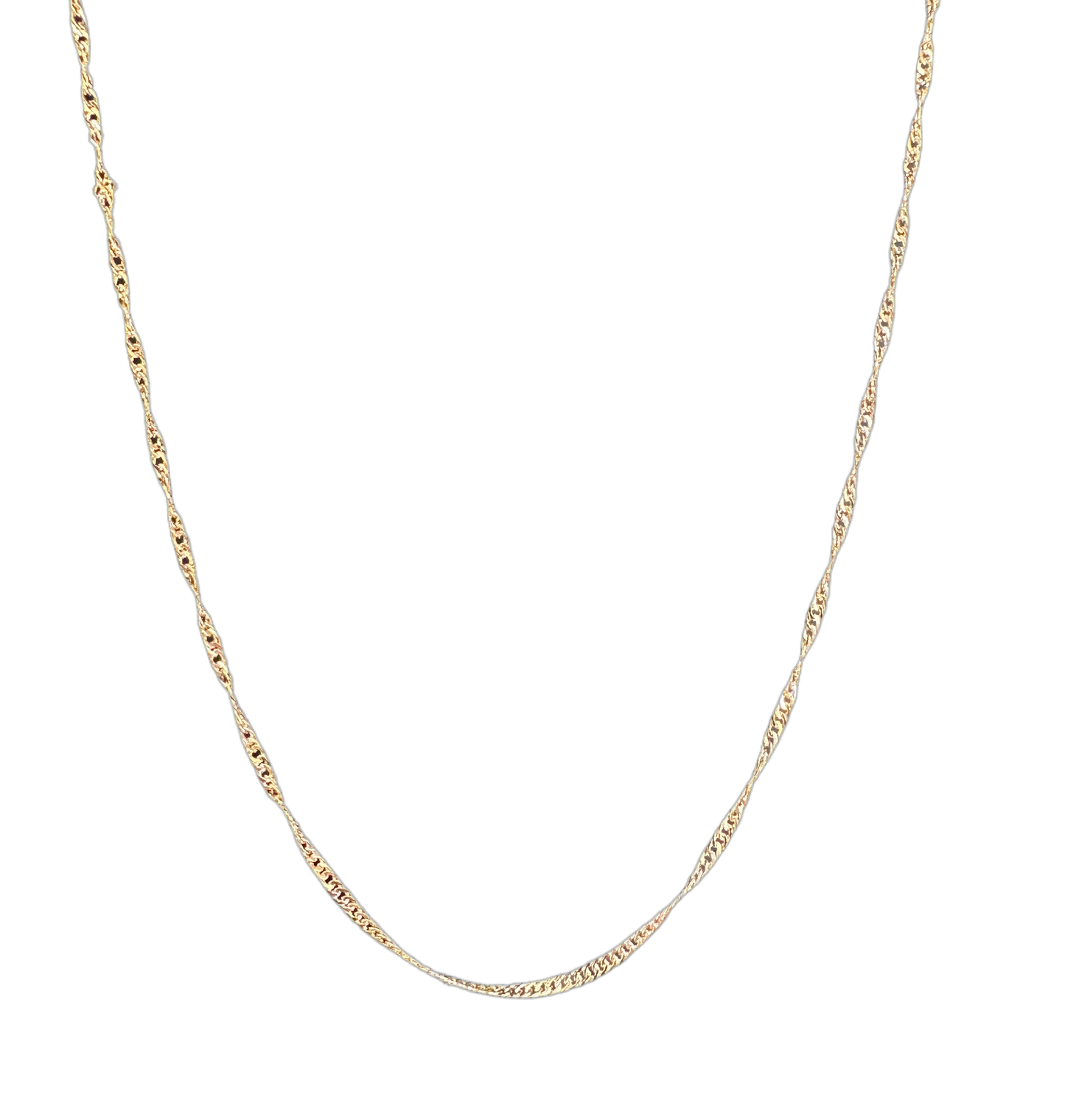 18K Gold Filled Singapore Chain
