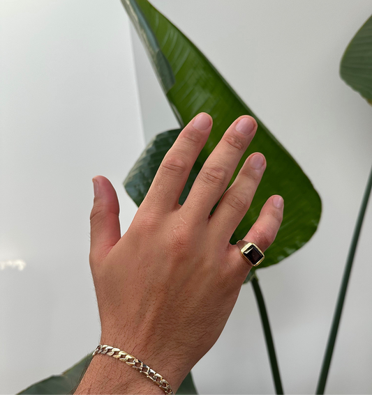 Solid 9K Gold Osiris Ring